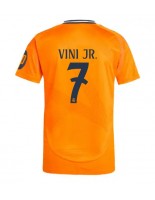 Real Madrid Vinicius Junior #7 Venkovní Dres 2024-25 Krátký Rukáv